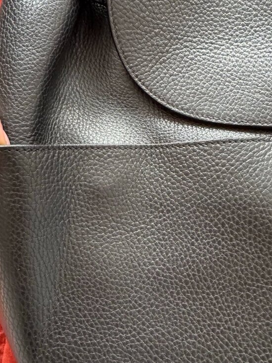 Cuyana Black Pebbled Leather Backpack main image 7